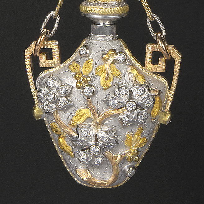 K18 香水　ペンダント Perfume Bottle Pendant 香水ボトルペンダント - cazzaniga-japan