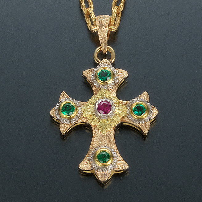 Cross pendant クロスペンダント - cazzaniga-japan