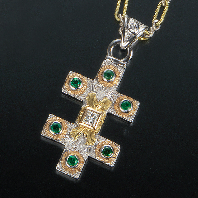 Cross pendant クロスペンダント - cazzaniga-japan